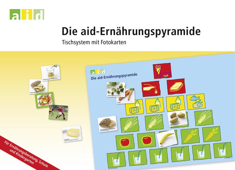 Die aid-Ernährungspyramide - Tischsystem mit Fotokarten Medicine