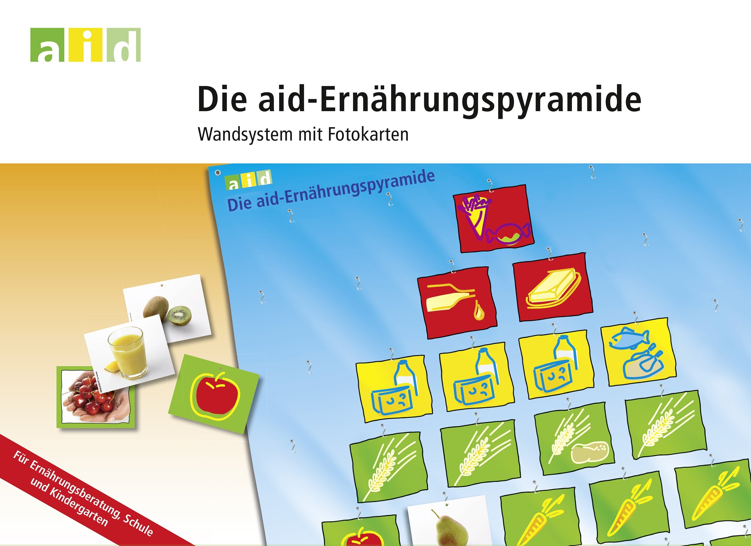 Die aid-Ernährungspyramide - Wandsystem mit Fotokarten Leisure, Home & Garden