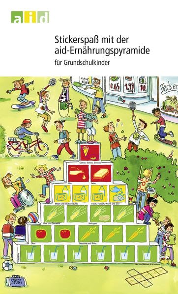 Stickerspaß mit der aid-Ernährungspyramide für Grundschulkinder Leisure, Home & Garden