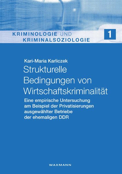 Strukturelle Bedingungen von Wirtschaftskriminalität Law