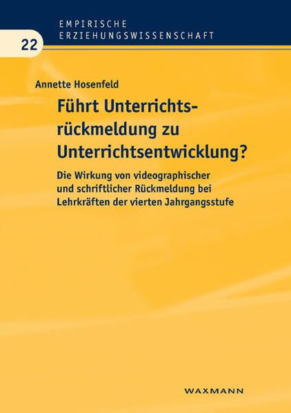 Führt Unterrichtsrückmeldung zu Unterrichtsentwicklung? book