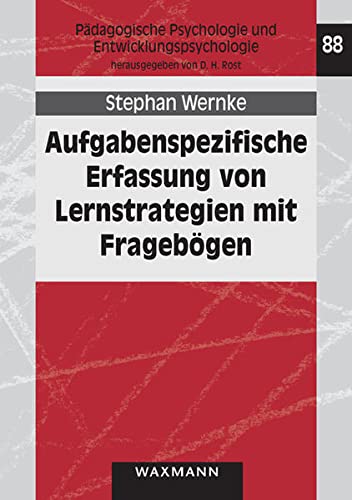 Aufgabenspezifische Erfassung von Lernstrategien mit Fragebögen Books