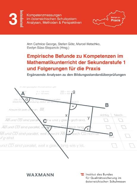 Empirische Befunde zu Kompetenzen im Mathematikunterricht der Sekundarstufe 1 und Folgerungen für die Praxis: Ergänzende Analysen zu den ... Analysen, Methoden & Perspektiven) Education & Training
