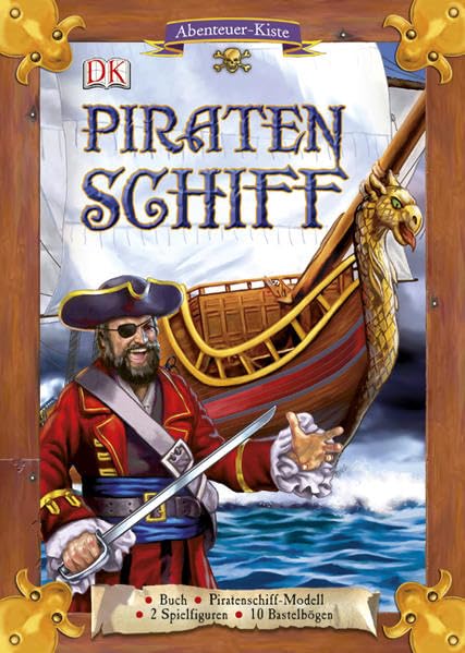 Piratenschiff: Buch, Piratenschiff-Modell, 2 Spielfiguren, 10 Bastelbögen Non-fiction
