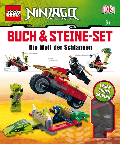 LEGO Ninjago Buch & Steine-Set: Die Welt der Schlangen: Lesen, Bauen, Spielen Non-fiction