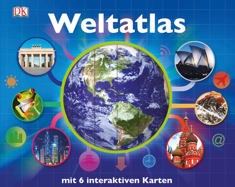 Product Image: Weltatlas mit 6 interaktiven Karten