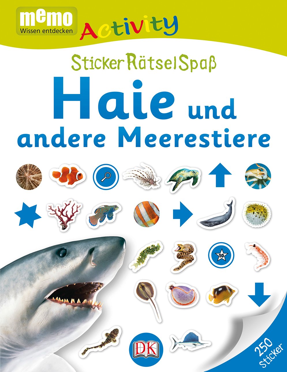 memo Activity. Haie und andere Meerestiere: StickerRätselSpaß Non-fiction