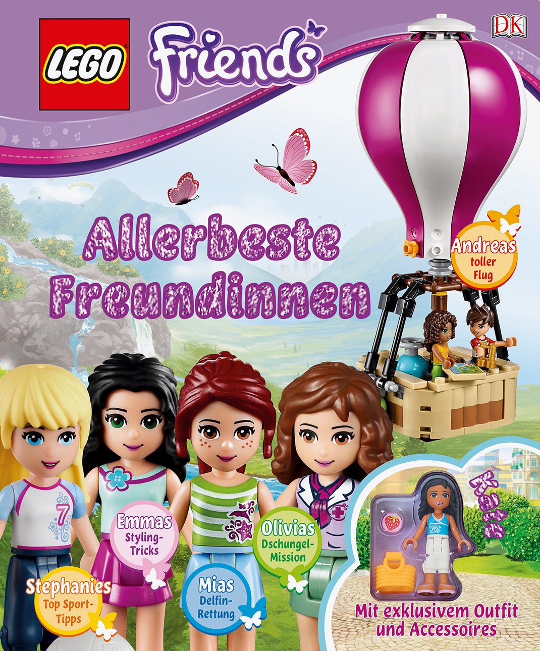 LEGO® Friends Allerbeste Freundinnen: Stephanies Sport-Tipss, Emmas Styling-Tricks; Mias Delfin-Rettung; Olivias Dschungelmission; Andreas toller Flug Non-fiction