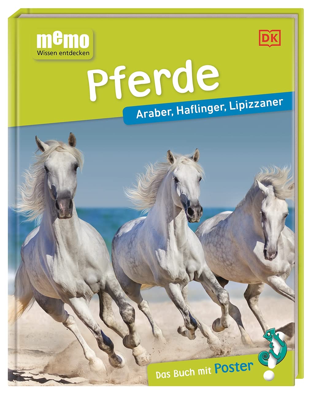 memo Wissen entdecken. Pferde: Araber, Haflinger, Lipizzaner. Das Buch mit Poster! Learning & Reference