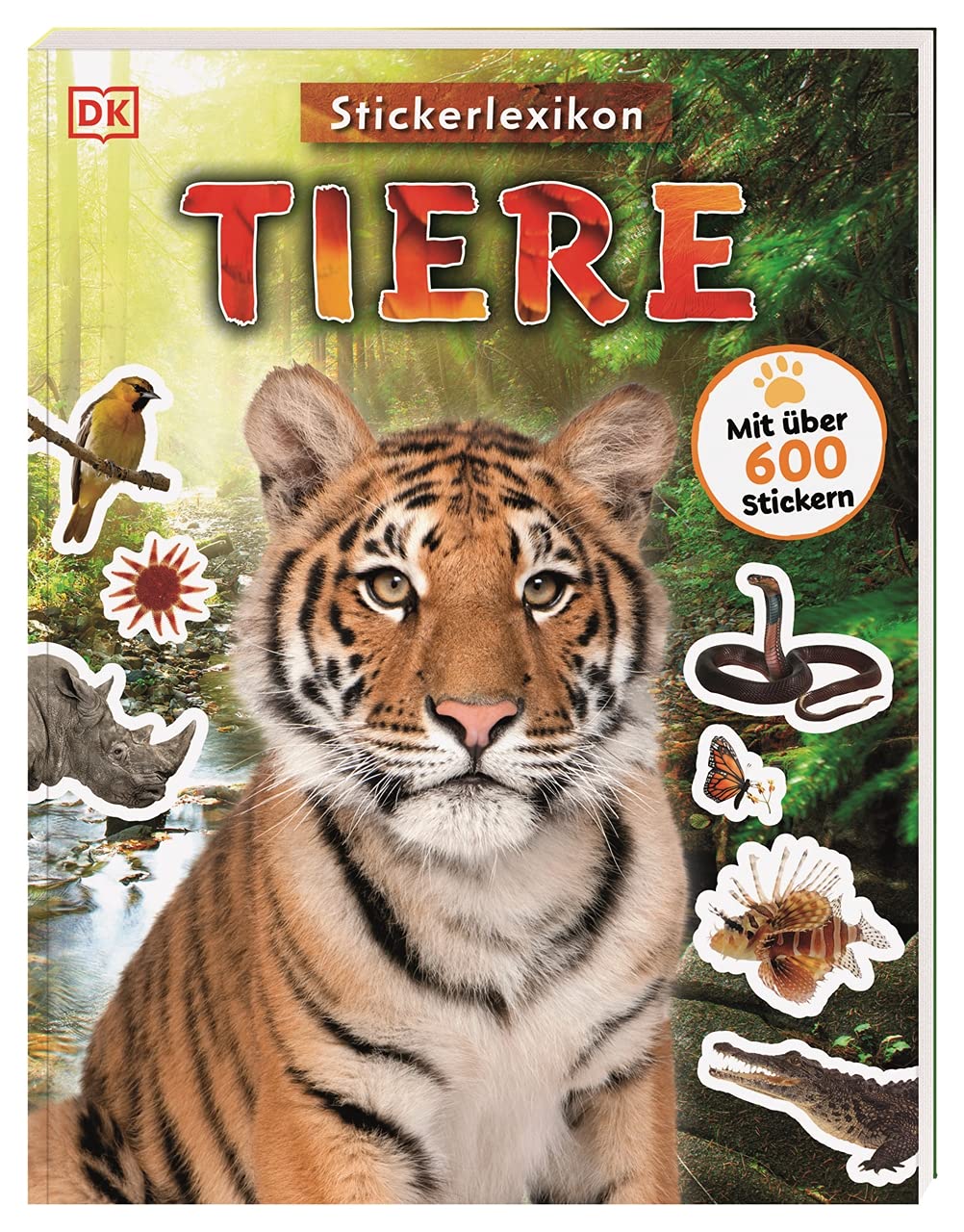 Sticker-Lexikon. Tiere: Mit über 600 Stickern. Sachwissen & Stickerspaß in einem. Für Kinder ab 4 Jahren General education