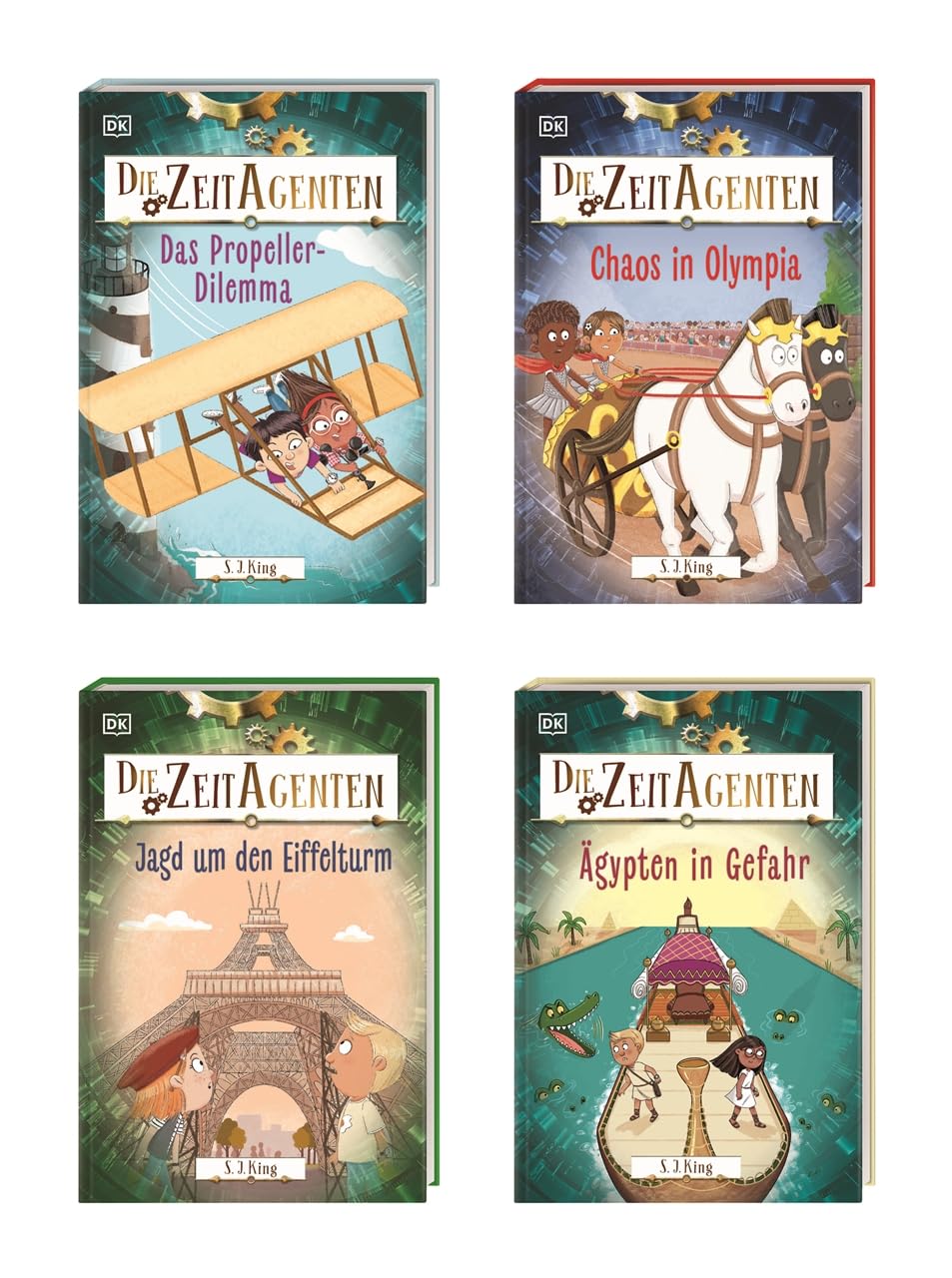 Die Zeit-Agenten Kennenlern-Paket (4 Bände) Contemporary literature