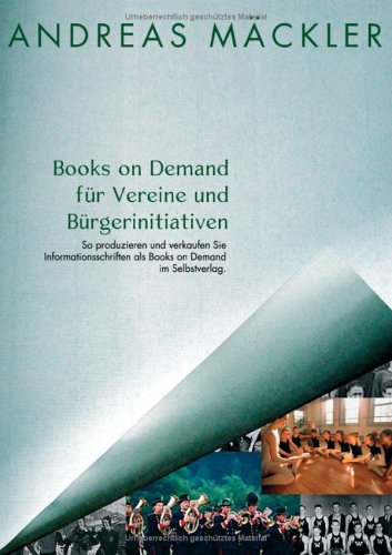 Books on Demand für Vereine und Bürgerinitiativen Books