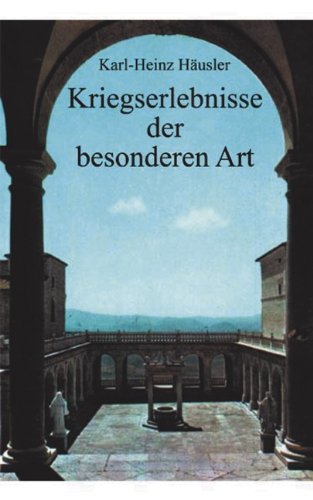 Kriegserlebnisse Der Besonderen Arten Contemporary literature