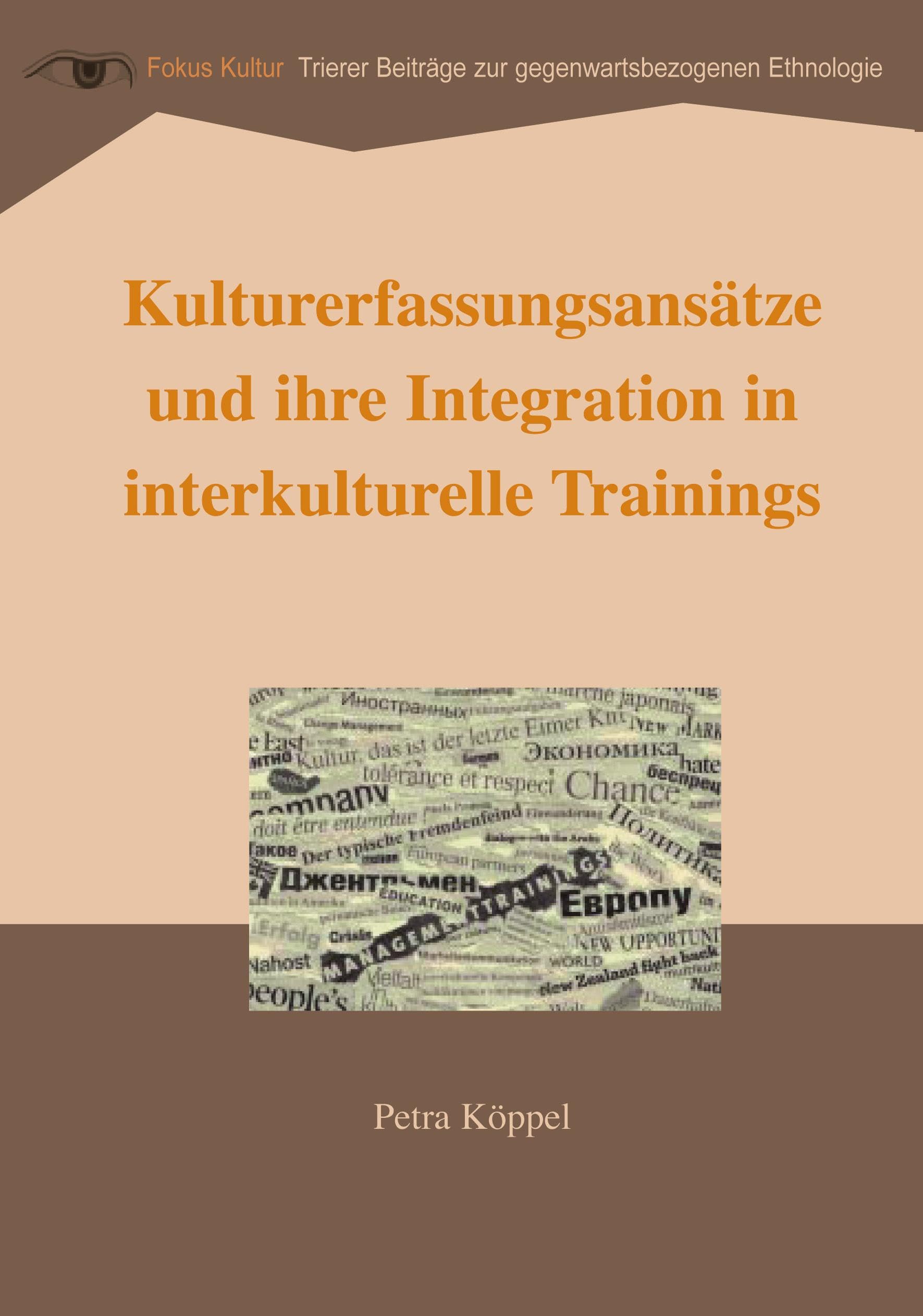 Kulturerfassungsansätze und ihre Integration in interkulturelle Trainings Books