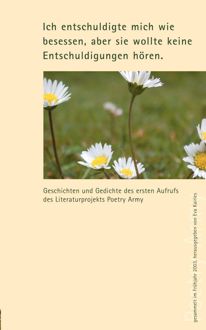 Ich entschuldige mich wie besessen, aber sie wollte keine Entschuldigungen hören Contemporary literature Books