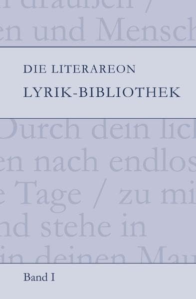 Die Literareon Lyrik-Bibliothek – Band 1 Poetry