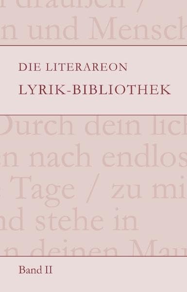 Die Literareon Lyrik-Bibliothek – Band 2 Poetry