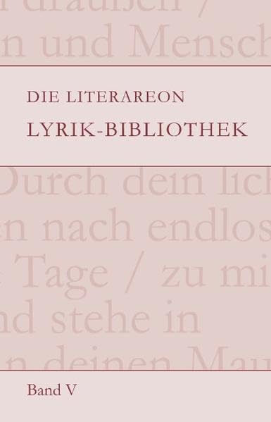 Die Literareon Lyrik-Bibliothek – Band 5 Poetry