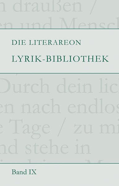 Die Literareon Lyrik-Bibliothek – Band 9 Poetry