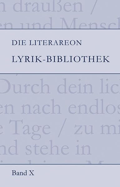 Die Literareon Lyrik-Bibliothek Poetry