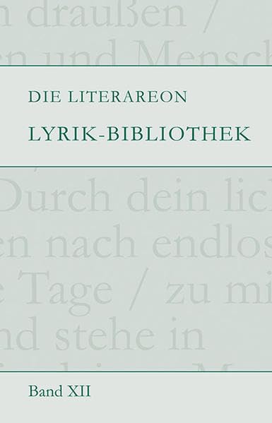Die Literareon Lyrik-Bibliothek - Band 12 Poetry