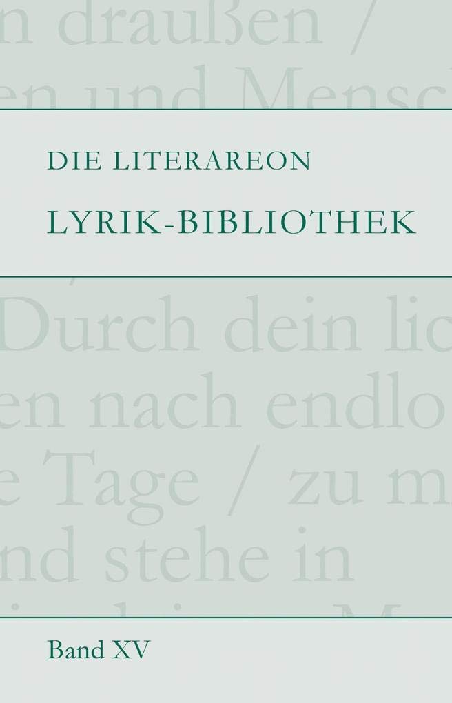 Die Literareon Lyrik-Bibliothek - Band 15 Poetry