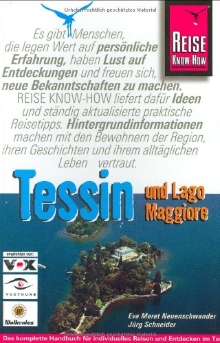 Tessin und Lago Maggiore. Reisehandbuch book