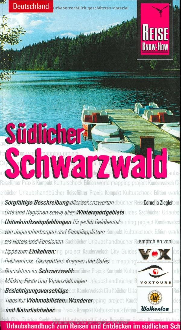 Südlicher Schwarzwald (Reise Know-How - Urlaubshandbuch) Leisure, Home & Garden