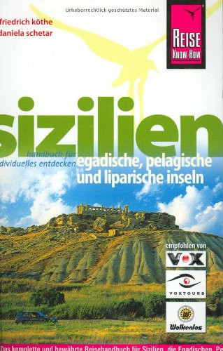 Sizilien. Egadische, Pelagische und Liparische Inseln (Reise Know-How) Leisure, Home & Garden