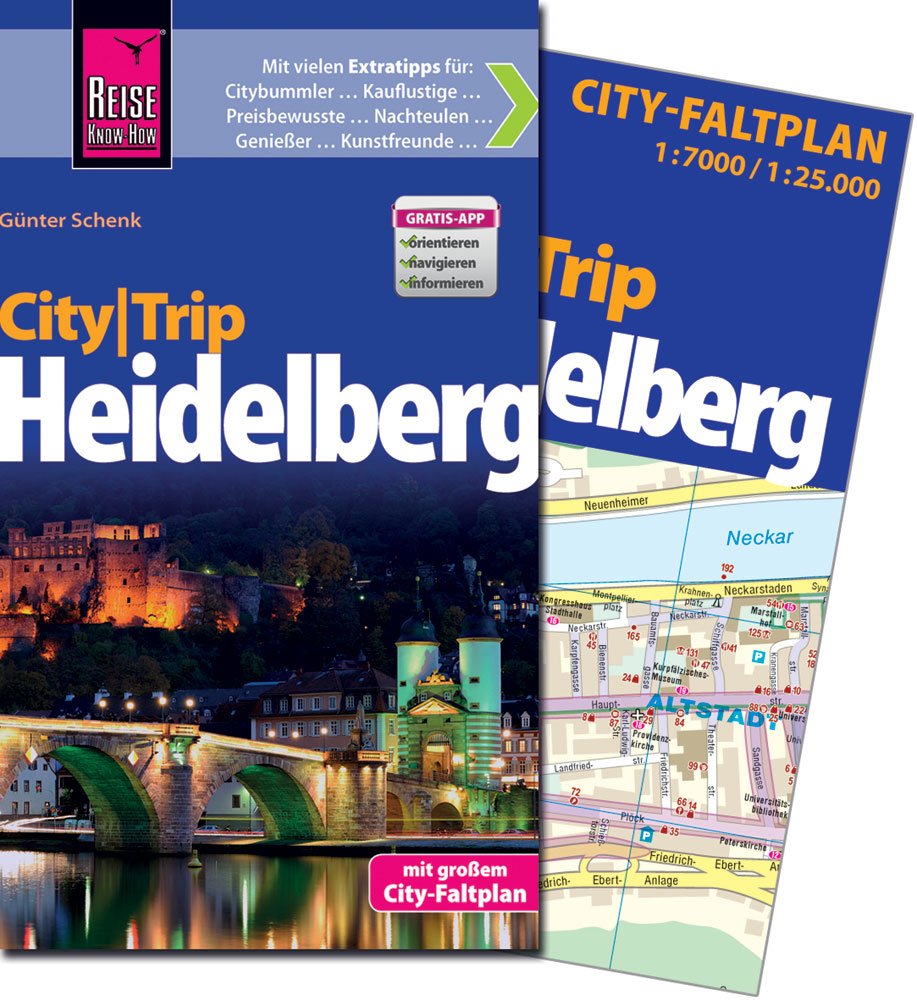 Reise Know-How CityTrip Heidelberg: Reiseführer mit Faltplan und kostenloser Web-App Leisure, Home & Garden