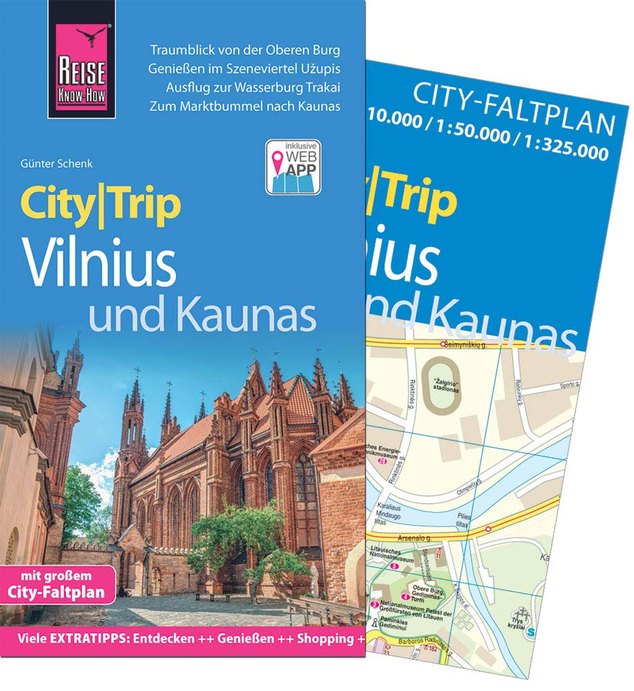 Reise Know-How CityTrip Vilnius und Kaunas: Reiseführer mit Faltplan und kostenloser Web-App Leisure, Home & Garden
