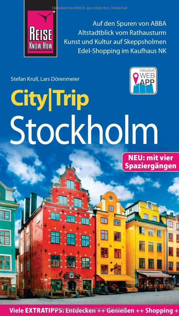Reise Know-How CityTrip Stockholm Leisure, Home & Garden