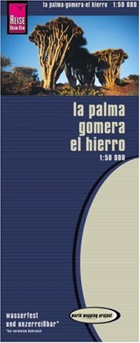 La Palma, Gomera, El Hierro: Kanarische Inseln 1:50000 (World Mapping Project) Leisure, Home & Garden