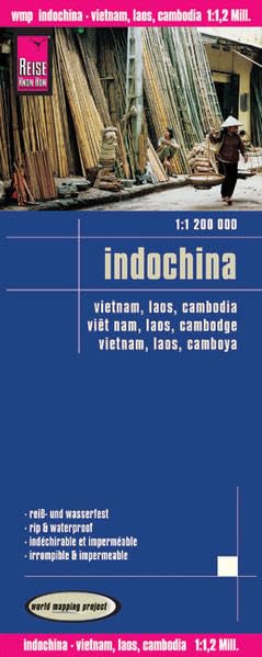 Reise Know-How Landkarte Indochina (1:1.200.000): Vietnam, Laos, Kambodscha: world mapping project Leisure, Home & Garden