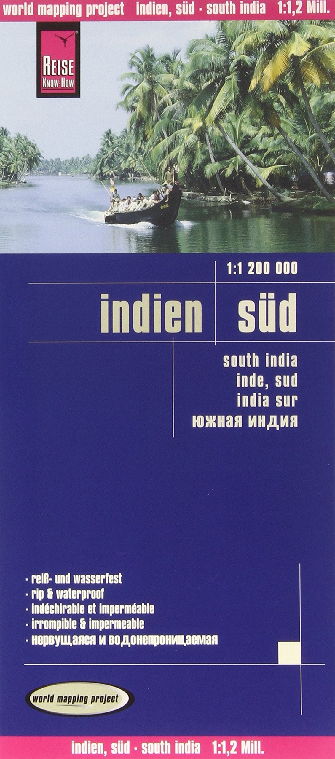 Reise Know-How Landkarte Indien, Süd (1:1.200.000): world mapping project Leisure, Home & Garden