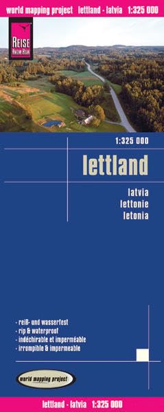 Reise Know-How Landkarte Lettland (1:325.000): world mapping project Leisure, Home & Garden