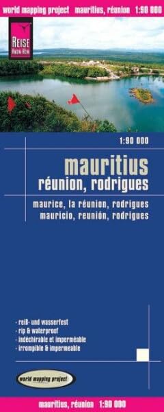 Mauritius, Reunion, Rodrigues 1 : 90 000: Kartenbild 2seitig Leisure, Home & Garden
