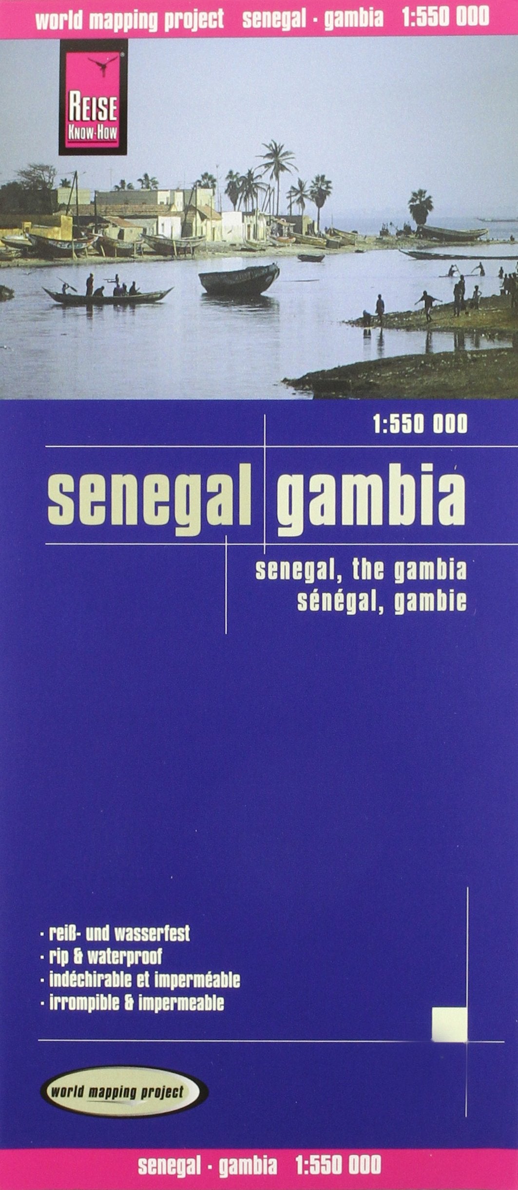 Senegal / Gambia 1 : 550 000 Leisure, Home & Garden