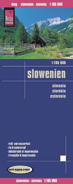 Reise Know-How Landkarte Slowenien (1:185.000): world mapping project Leisure, Home & Garden