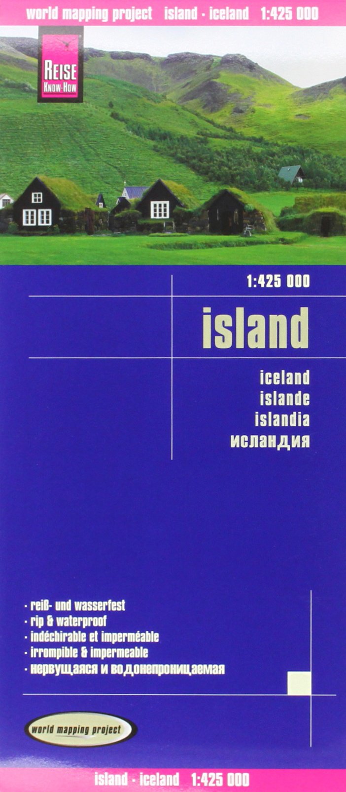 Reise Know-How Landkarte Island (1:425.000): world mapping project Leisure, Home & Garden