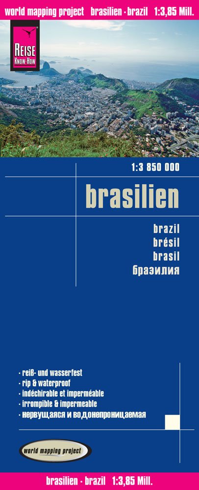Reise Know-How Landkarte Brasilien (1:3.850.000): world mapping project Leisure, Home & Garden