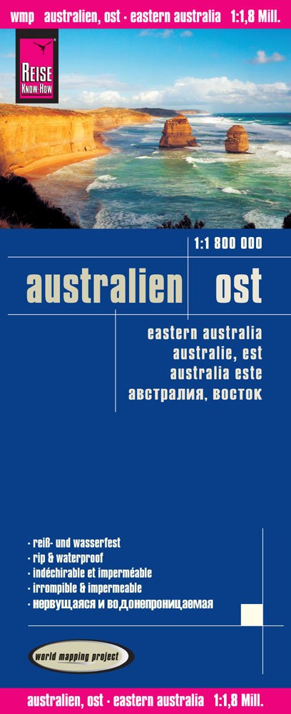 Reise Know-How Landkarte Australien, Ost (1:1.800.000): world mapping project Leisure, Home & Garden