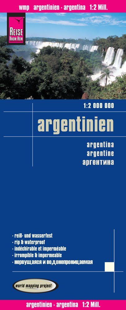 Reise Know-How Landkarte Argentinien (1:2.000.000): world mapping project Leisure, Home & Garden