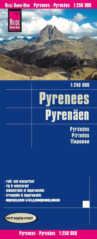 Reise Know-How Landkarte Pyrenäen (1:250.000): world mapping project Leisure, Home & Garden
