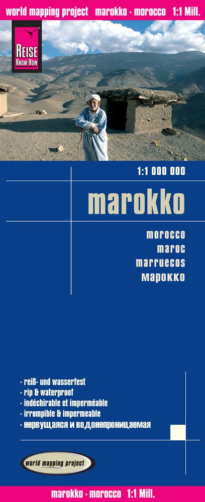 Reise Know-How Landkarte Marokko (1:1.000.000): world mapping project Leisure, Home & Garden
