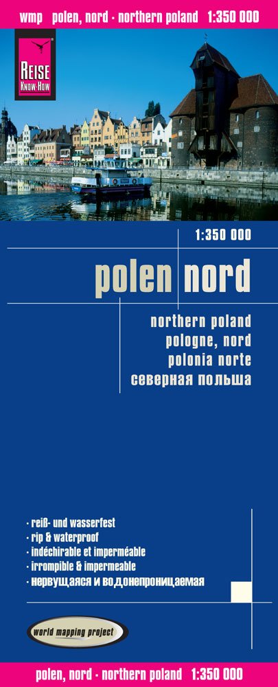Reise Know-How Landkarte Polen, Nord (1:350.000): world mapping project Leisure, Home & Garden