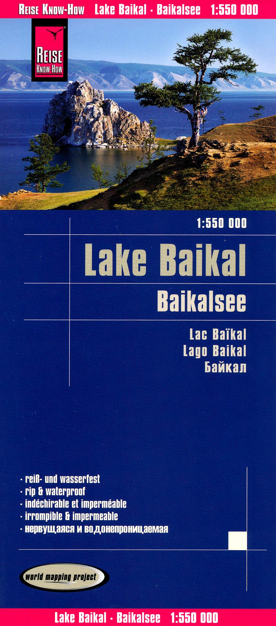 Reise Know-How Landkarte Baikalsee (1:550.000) Leisure, Home & Garden