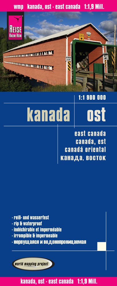 Reise Know-How Landkarte Kanada Ost (1:1.900.000): world mapping project Leisure, Home & Garden