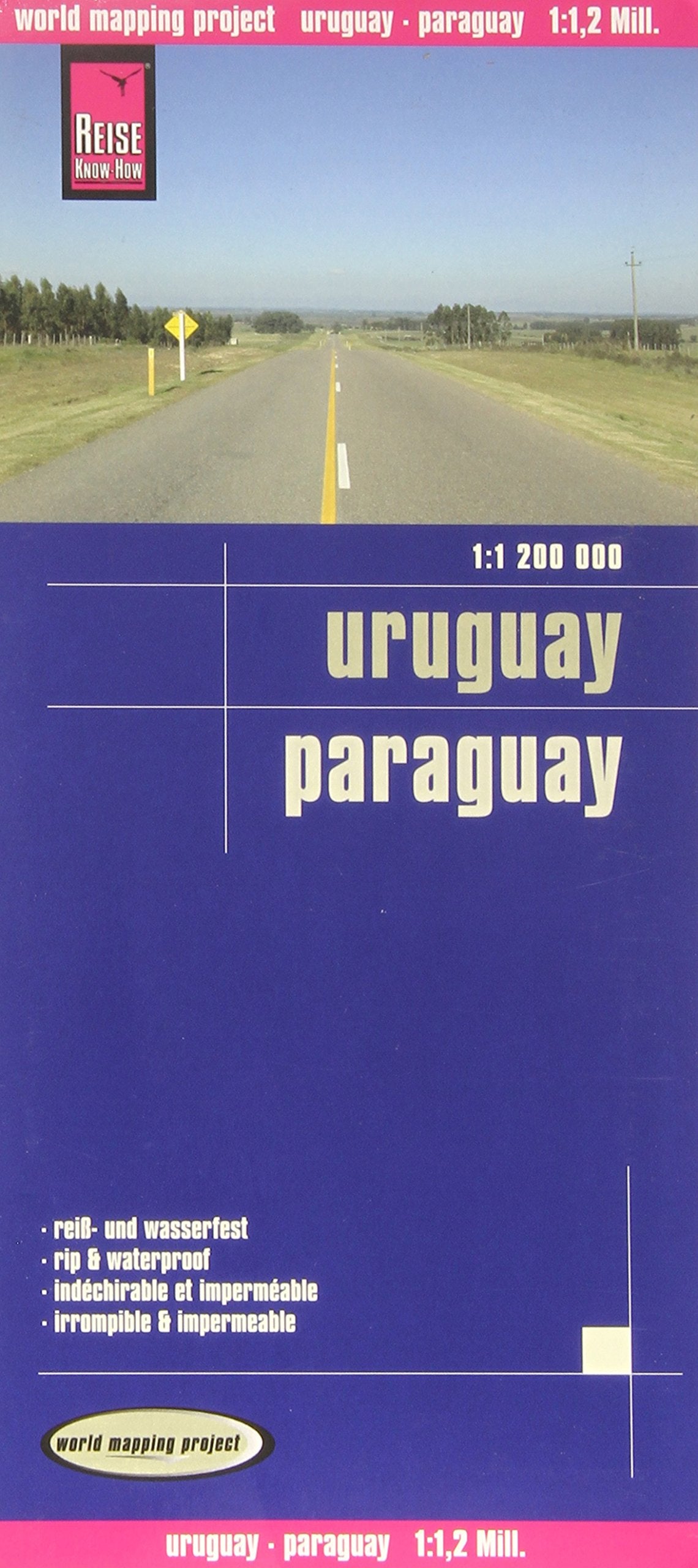 Uruguay & Paraguay rkh r/v (r) wp GPS book