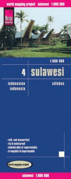 Reise Know-How Landkarte Sulawesi (1:800.000) - Indonesien 4 book